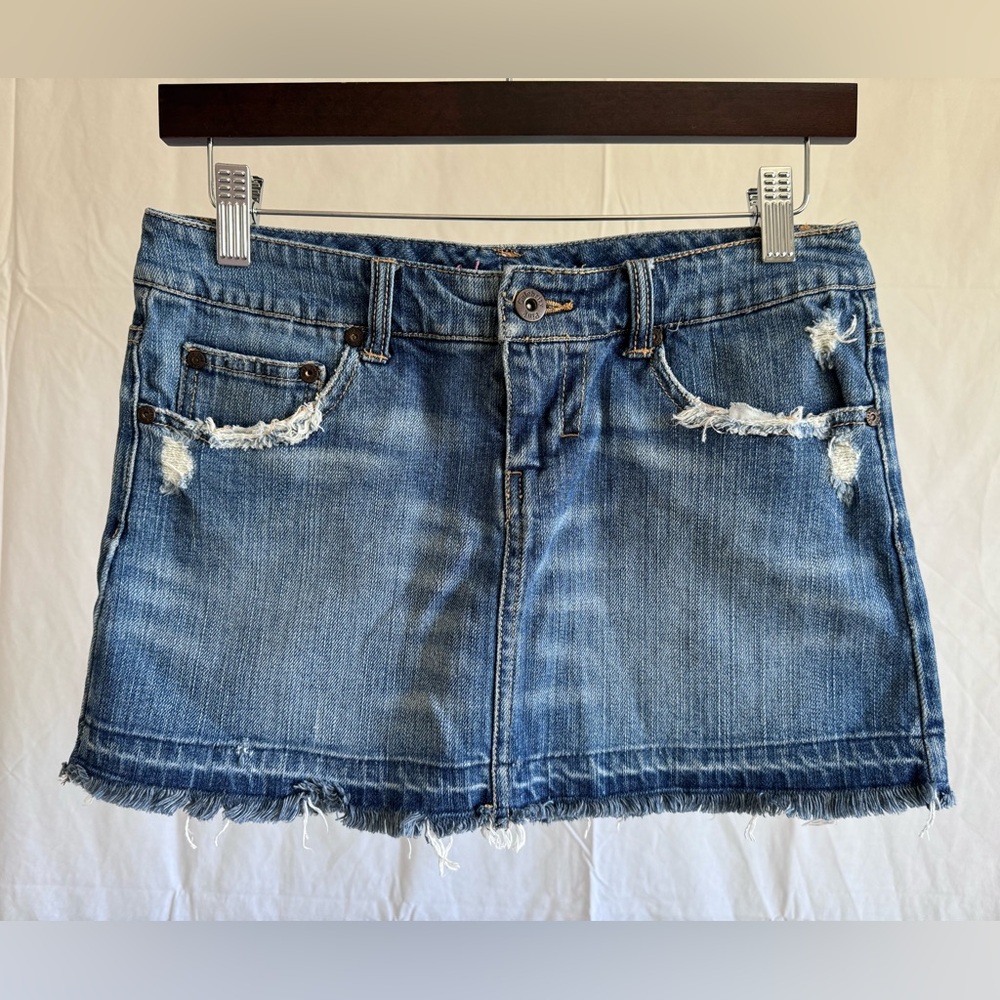 Celebrity Pink Mini Denim Skirt